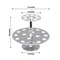 12" Clear Acrylic 2 Tier Ice Cream Cone Holder Dessert Display Stand Party Event